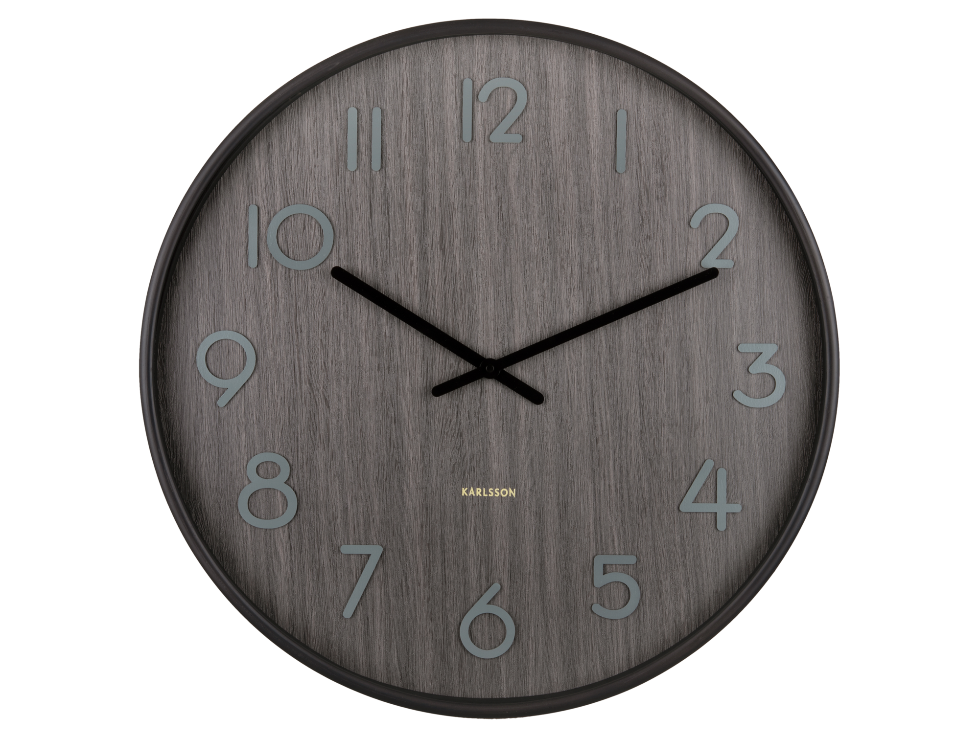 Wandklok Pure groot bruin hout Wandklok Pure Groot  - Bruin - Hout