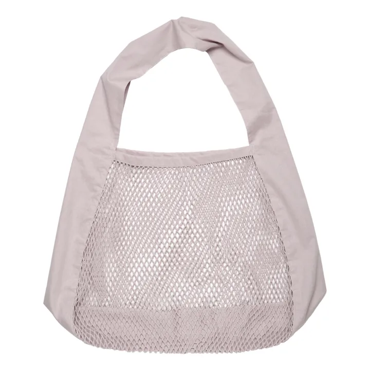 The Organic Company Sac filet porté épaule en coton bio | Lilas