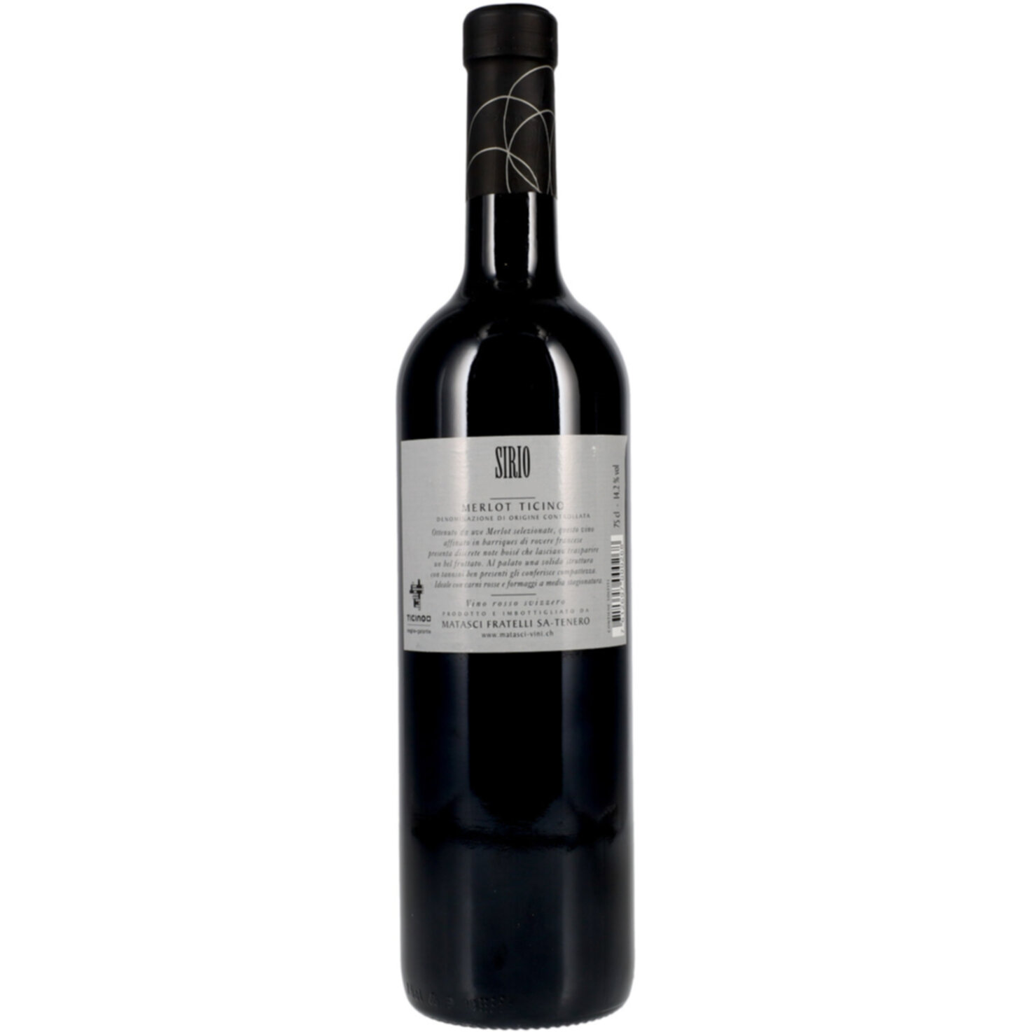 Ticino DOC Merlot Sirio Barrique Matasci Vini -75cl
