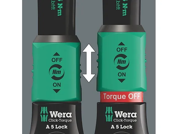 Wera 05075690001, Klik momentnøgle, Nm, Mekanisk, 2,5 - 25 Nm, Sort, Grøn, 330 mm