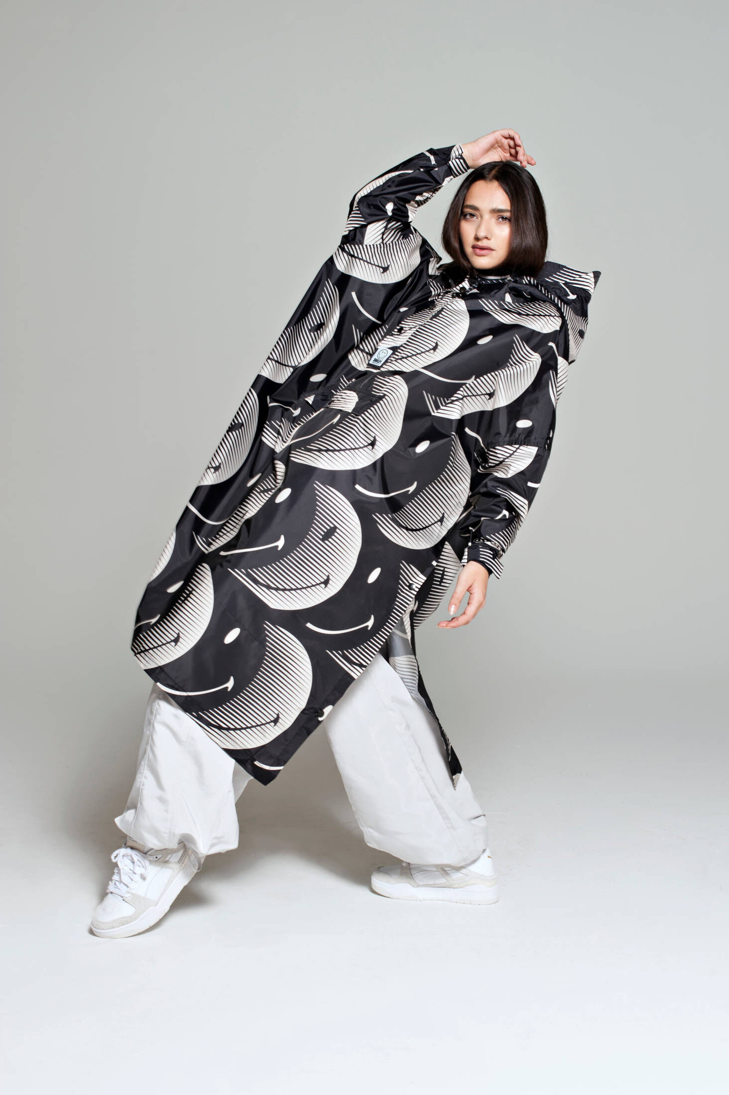 RAINKISS| Damen Regenponcho HALF MOON SMILEY
