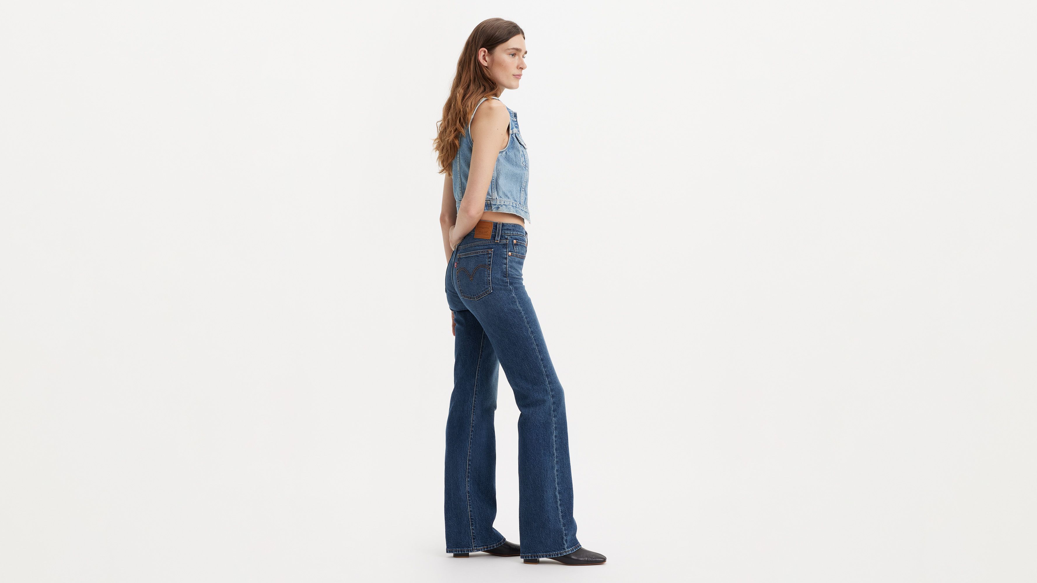 Jean Wedgie Bootcut - Bold And Beautiful - Bleu