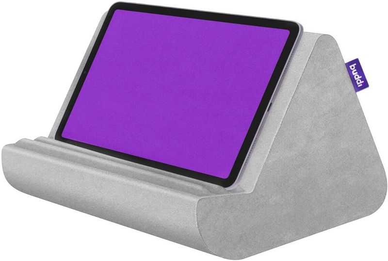 Buddi Dream Tablet iPad Smartphone Houder - Schoot Kussen - Grijs