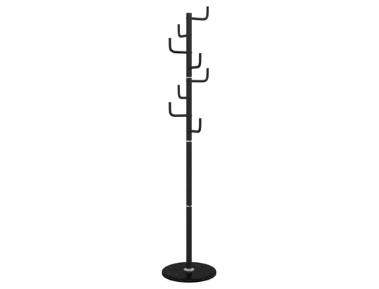 VIDAXL - Porte manteau Porte-manteau noir 183 cm fer enduit de poudre