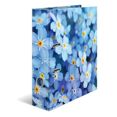 HERMA Motiv-Ordner A4 Blue Flowers