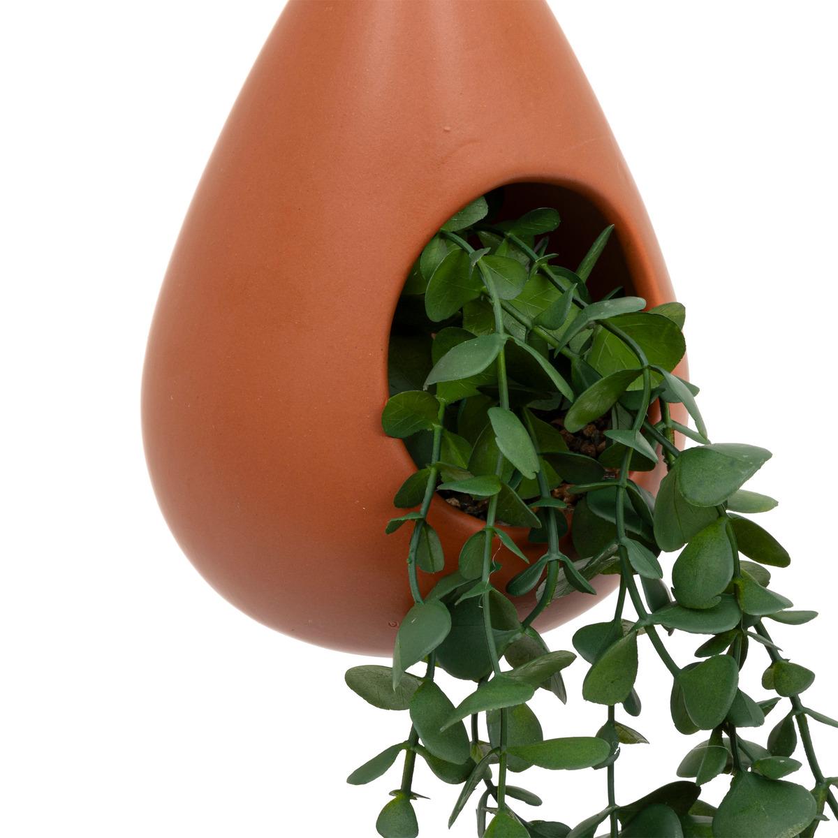 PLANTE A SUSPENDRE BE VINTAGE POT GOUTTE CERAMIQUE H.60CM