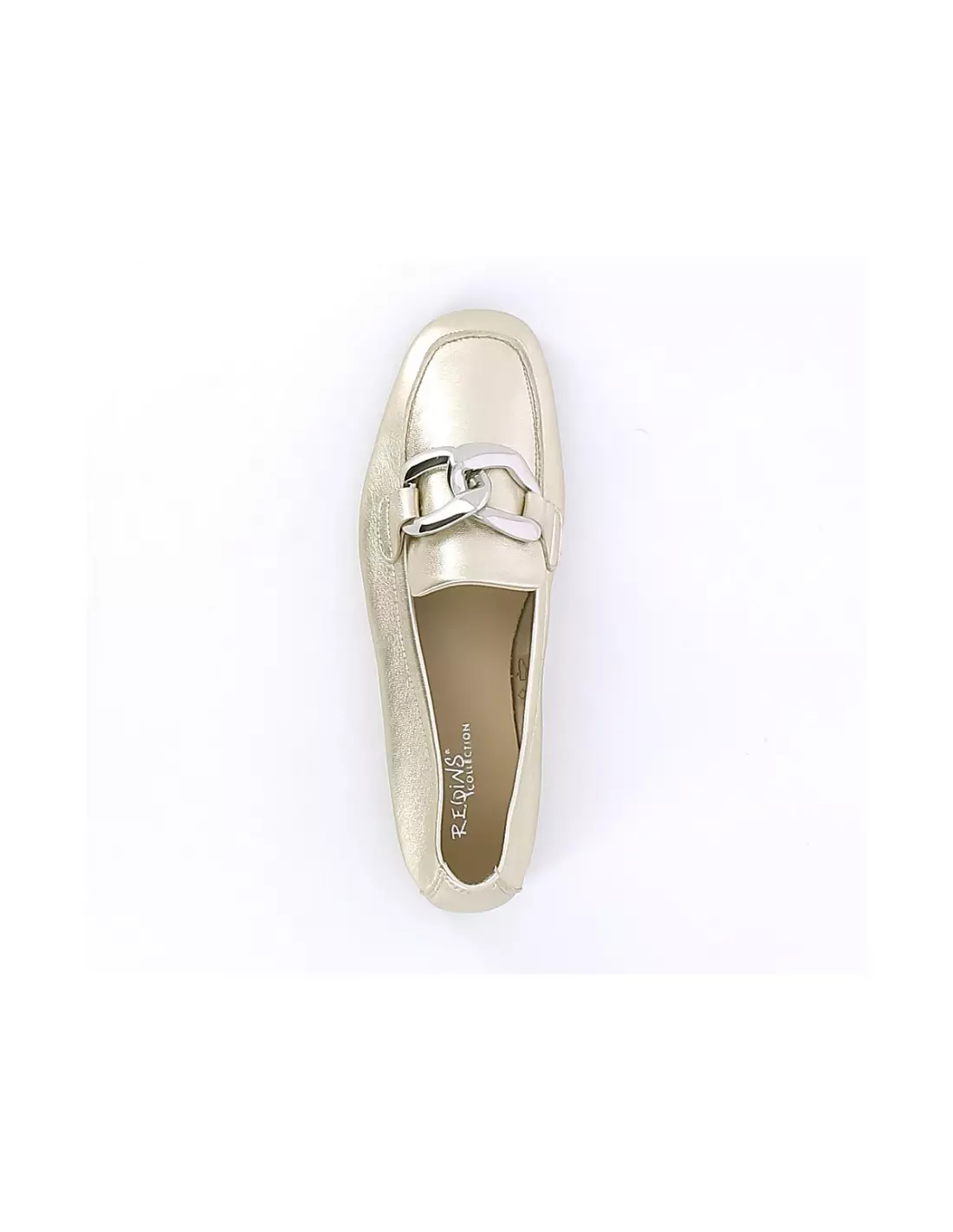 REQINS HASTER - Mocassins & bateaux CuirEclatPlatine