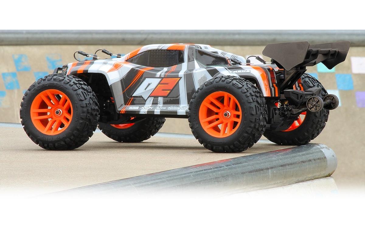 Stadium Truck Quantum2 XT Orange, 1:10<br>Off-Road RC Modell mit Brushless Allradantrieb