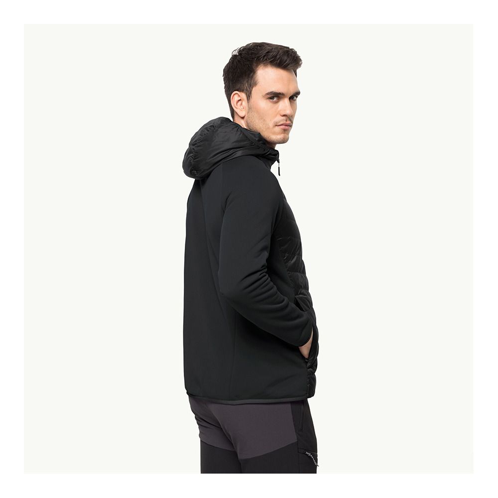 Jack Wolfskin ROUTEBURN PRO HYBRID - Veste Homme black