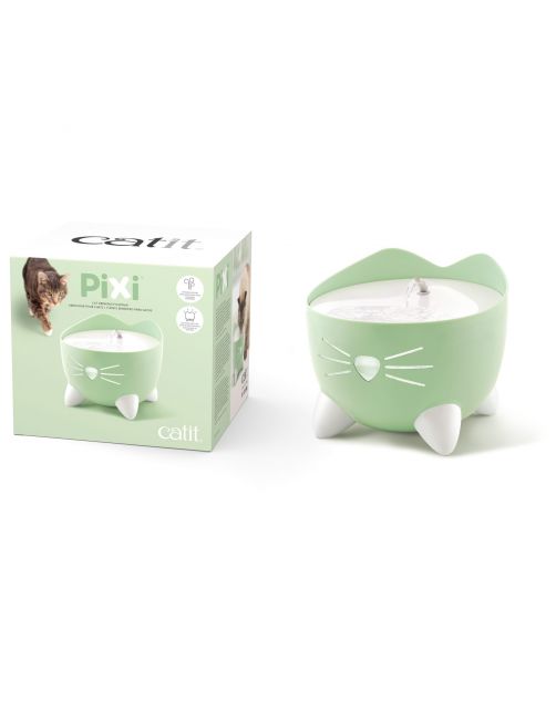 Catit Pixi Fountain - Kattendrinkbak - 20x20x16 cm Groen