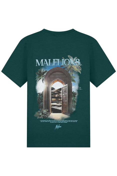 Malelions groene heren t-shirt