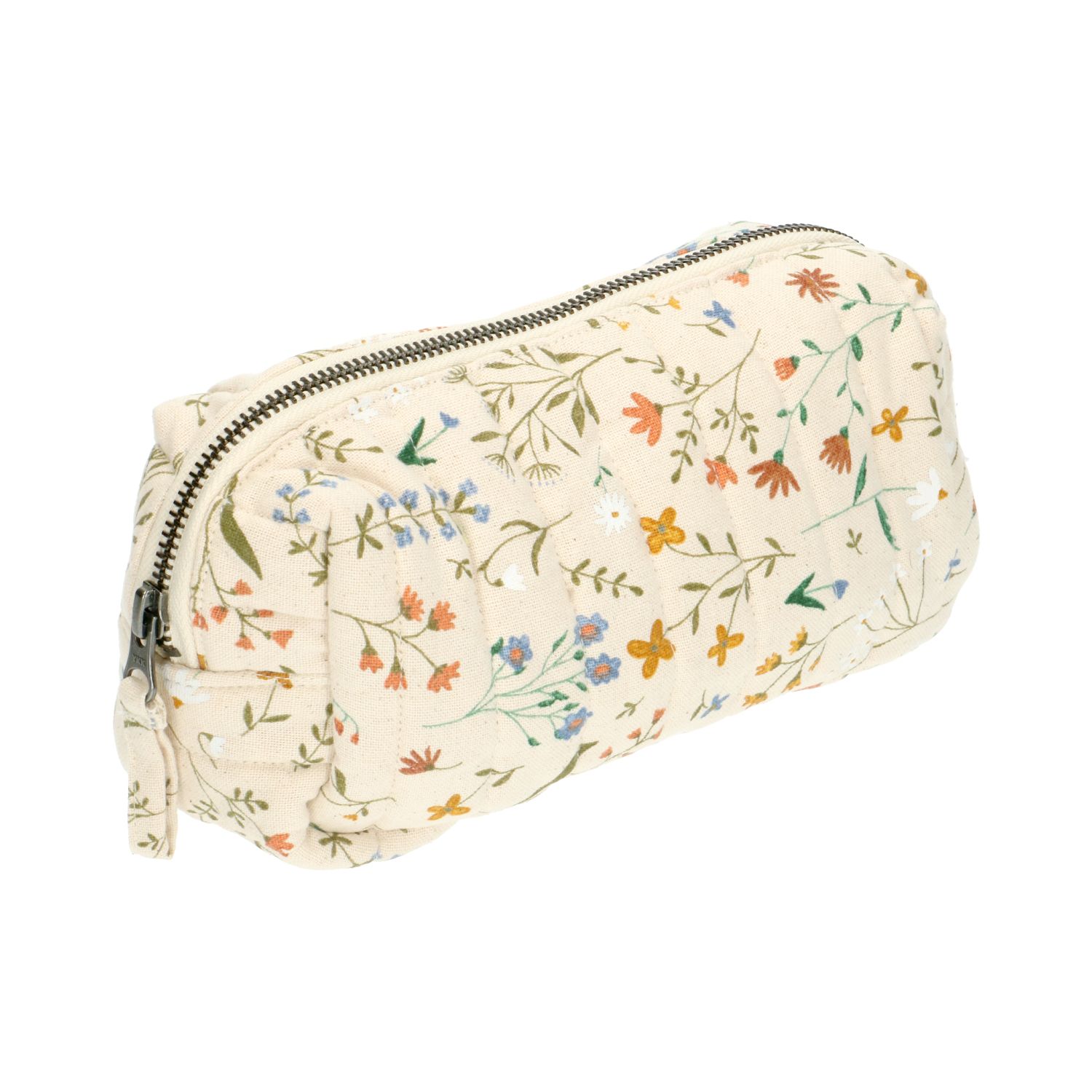 Etui, katoen, veldbloemen