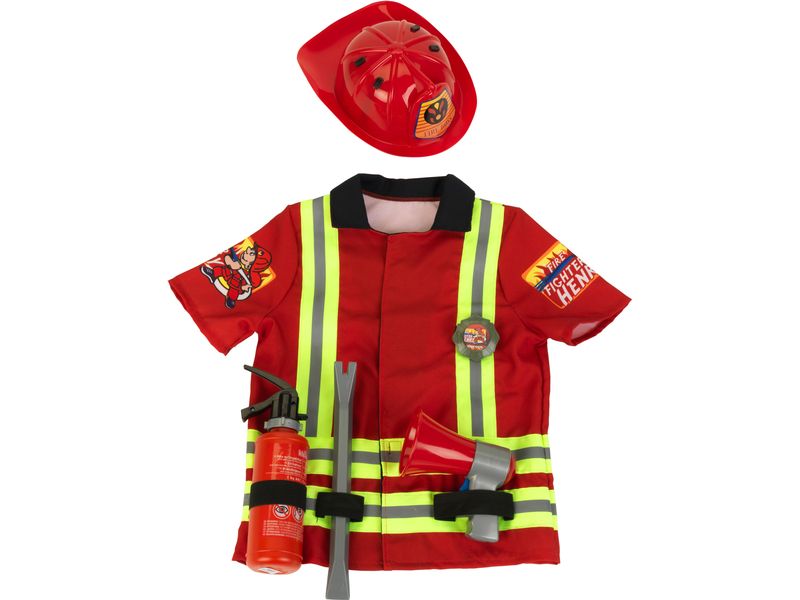 Klein-Toys Rettungsdienst Feuerwehrkostüm Feuerwehr-Set für Kinder