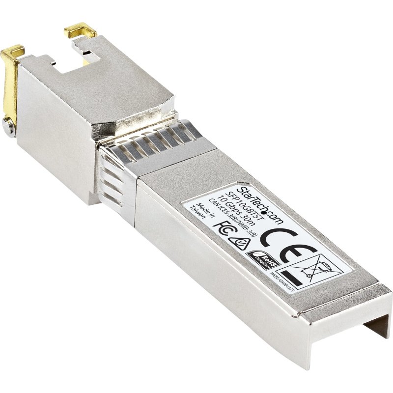 StarTech.com Module de transceiver SFP+ 10GBASE-T 10 Gigabit RJ45 en cuivre - Conforme aux normes MSA - 30 m