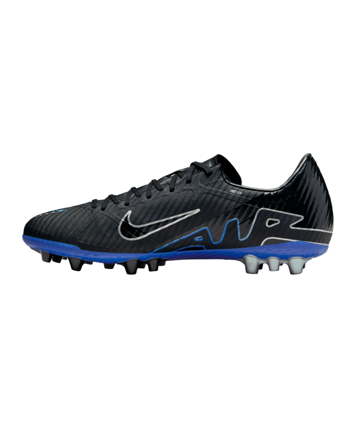 Nike Air Zoom Mercurial Vapor XV Academy AG Shadow Schwarz Silber Blau F040