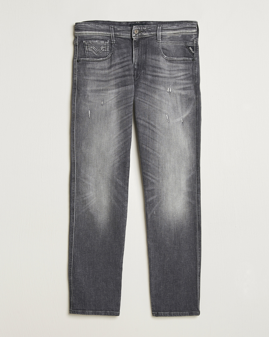 Replay Anbass Stretch Jeans Washed Black