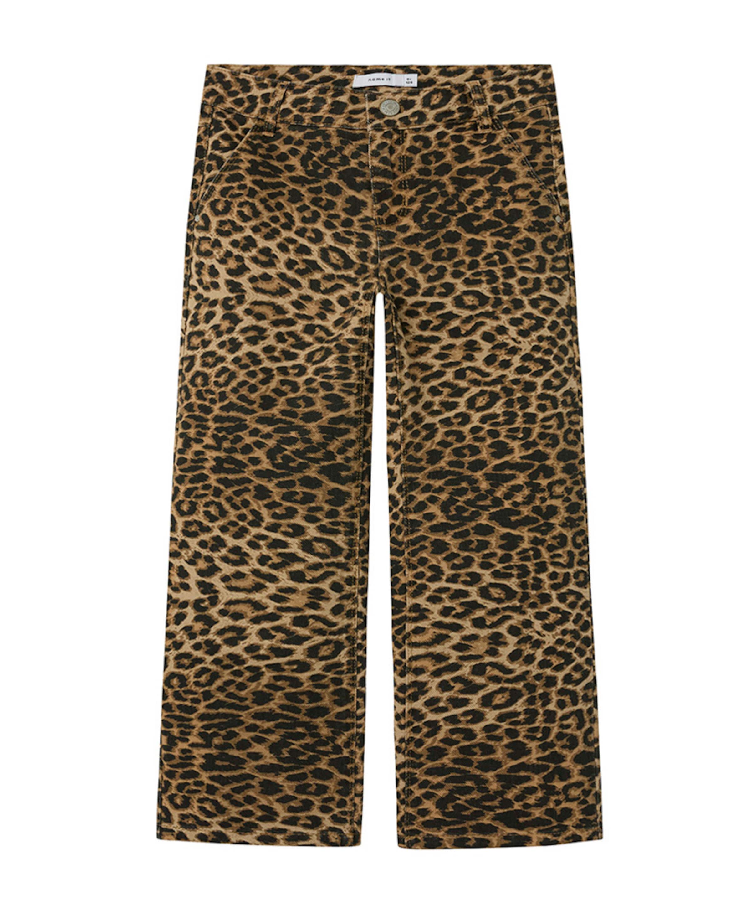Name it NKFROSE WIDE TWI 4444-TD O broek bruin