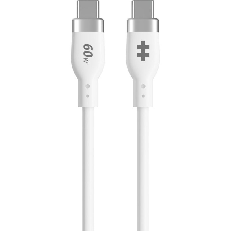 HYPER HyperJuice câble USB USB 2.0 1,5 m USB C 60 W Blanc