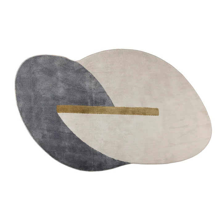 Zuiver - Phila Teppich, 160 x 257 cm, blau