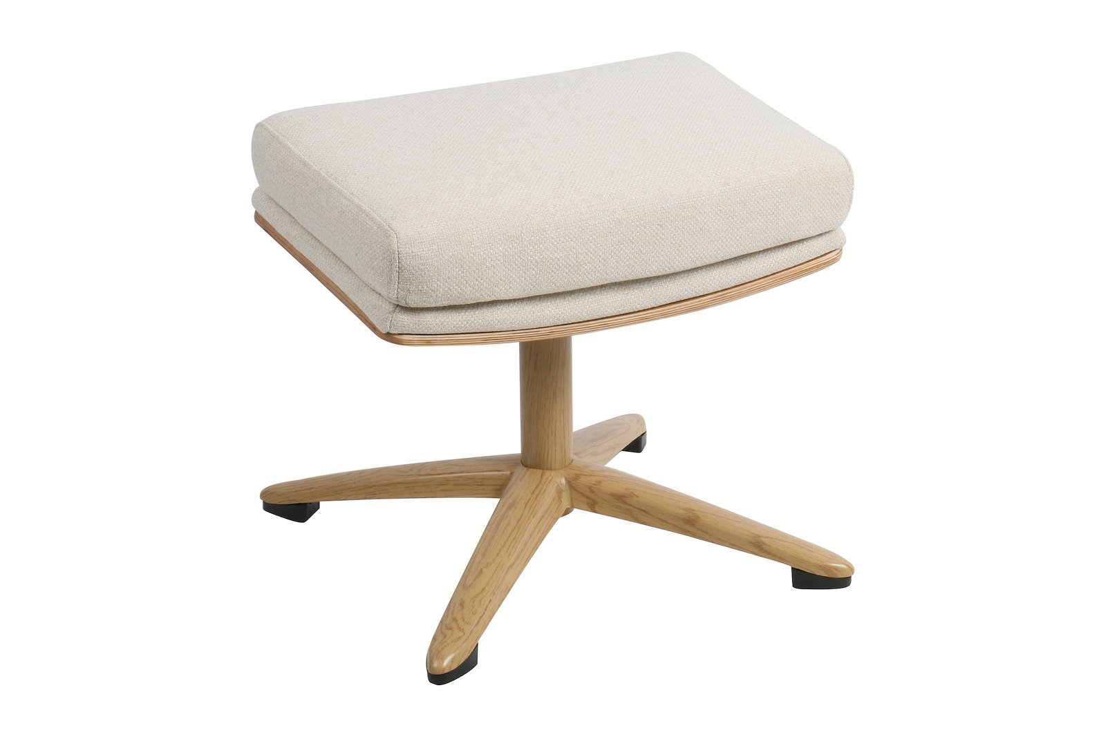 Reno krakk trefarget stålunderstell, stoff Arne 22 Beige