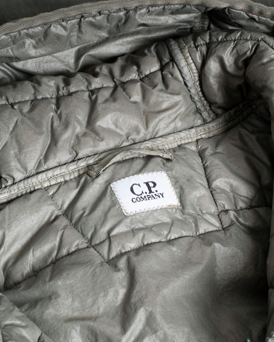 C.P. Company 50 Fili Garment Dyed Cotton/Nylon 2 in 1 Parka Green