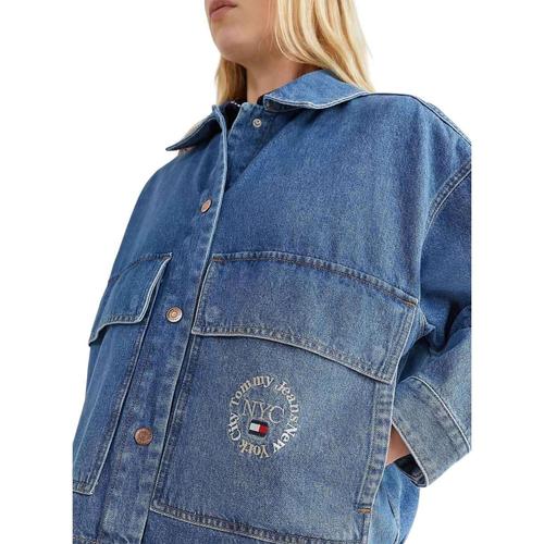 Tommy Jeans - SURPLUS DENIM JACKET 1BK Azul