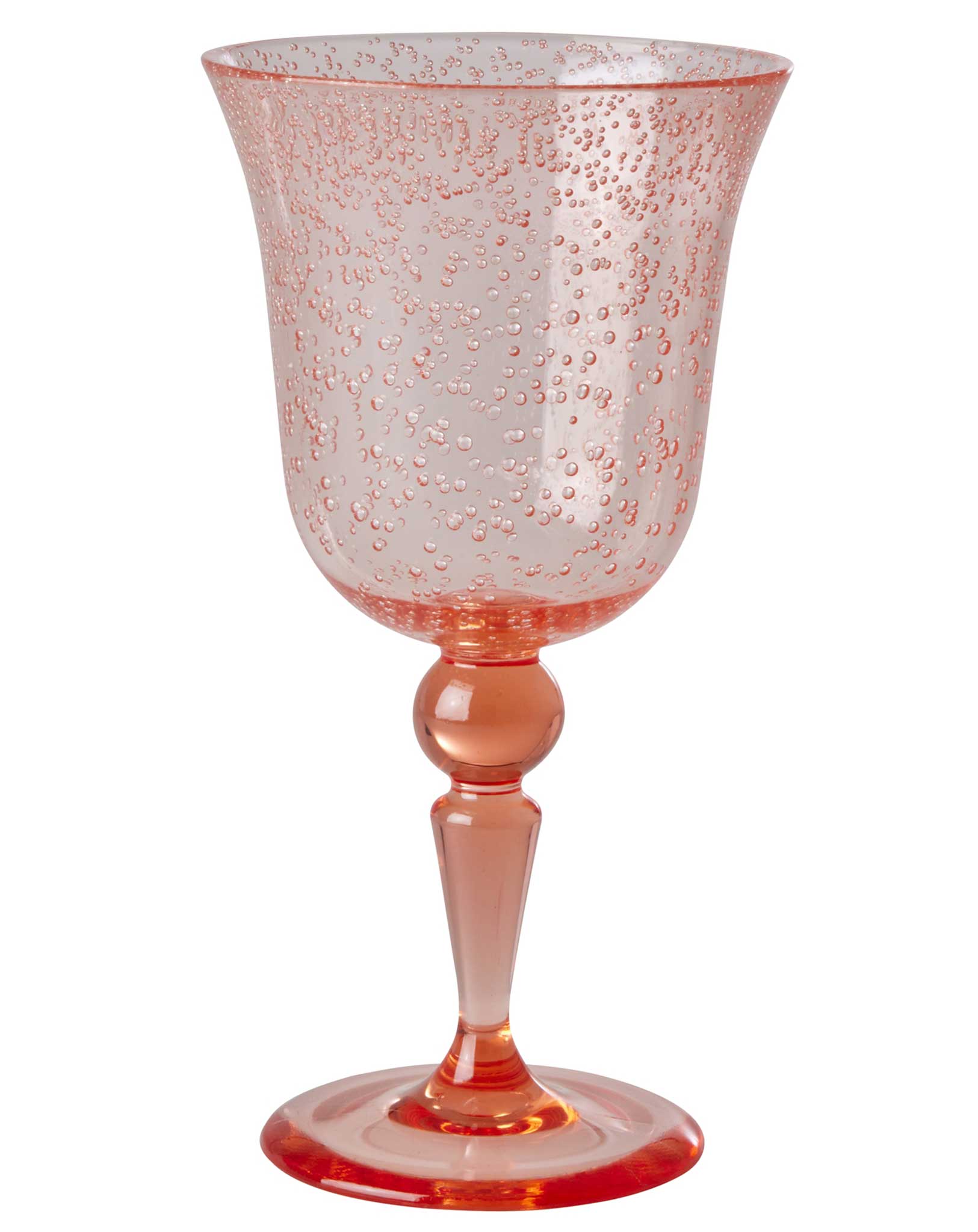 Acryl-Weinglas BUBBLES (360ml) in peach
