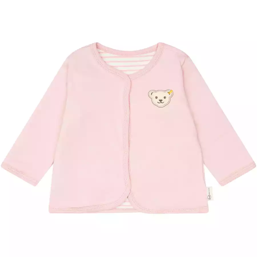 Steiff Wendejacke GOTS silver pink