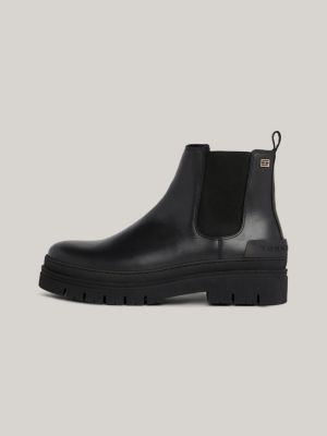 Botas casuais de couro até o tornozelo