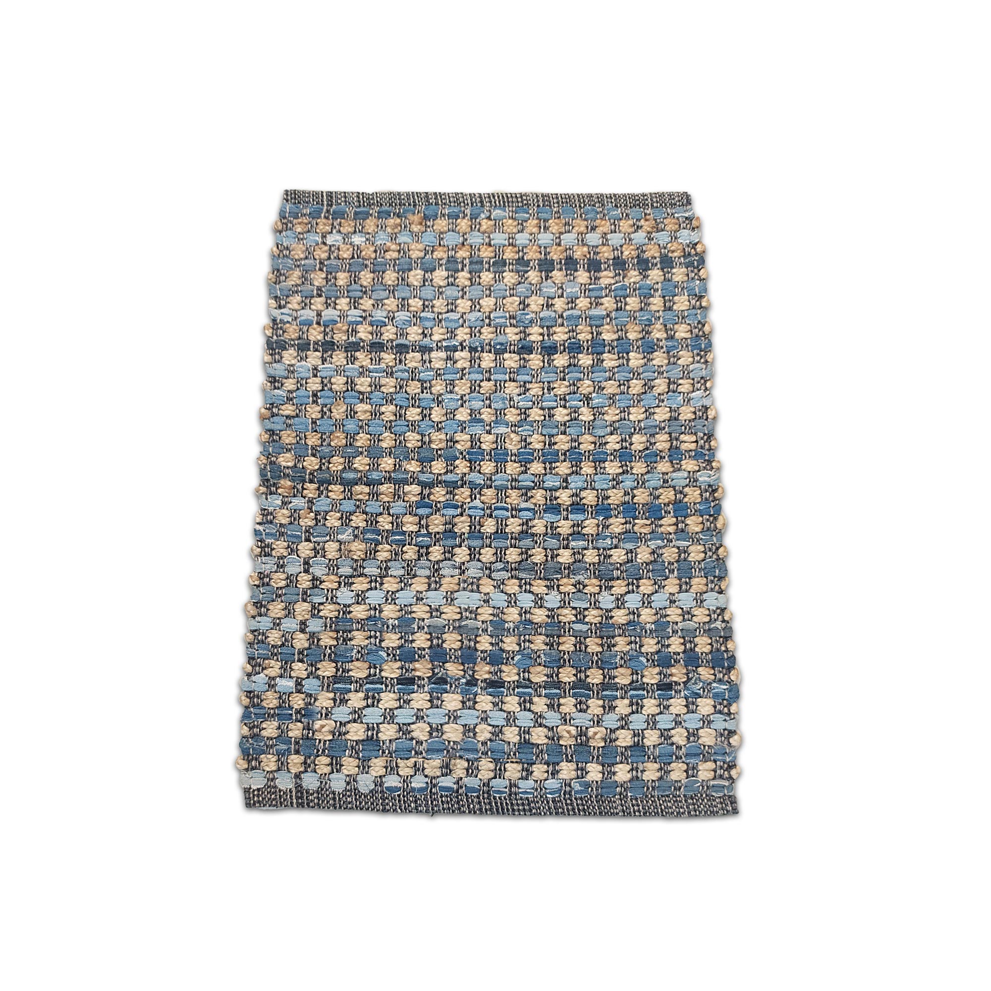Mini-Rug 'Sharmila', blau, braun, B 90 cm, L 60 cm von fischer's lagerhaus