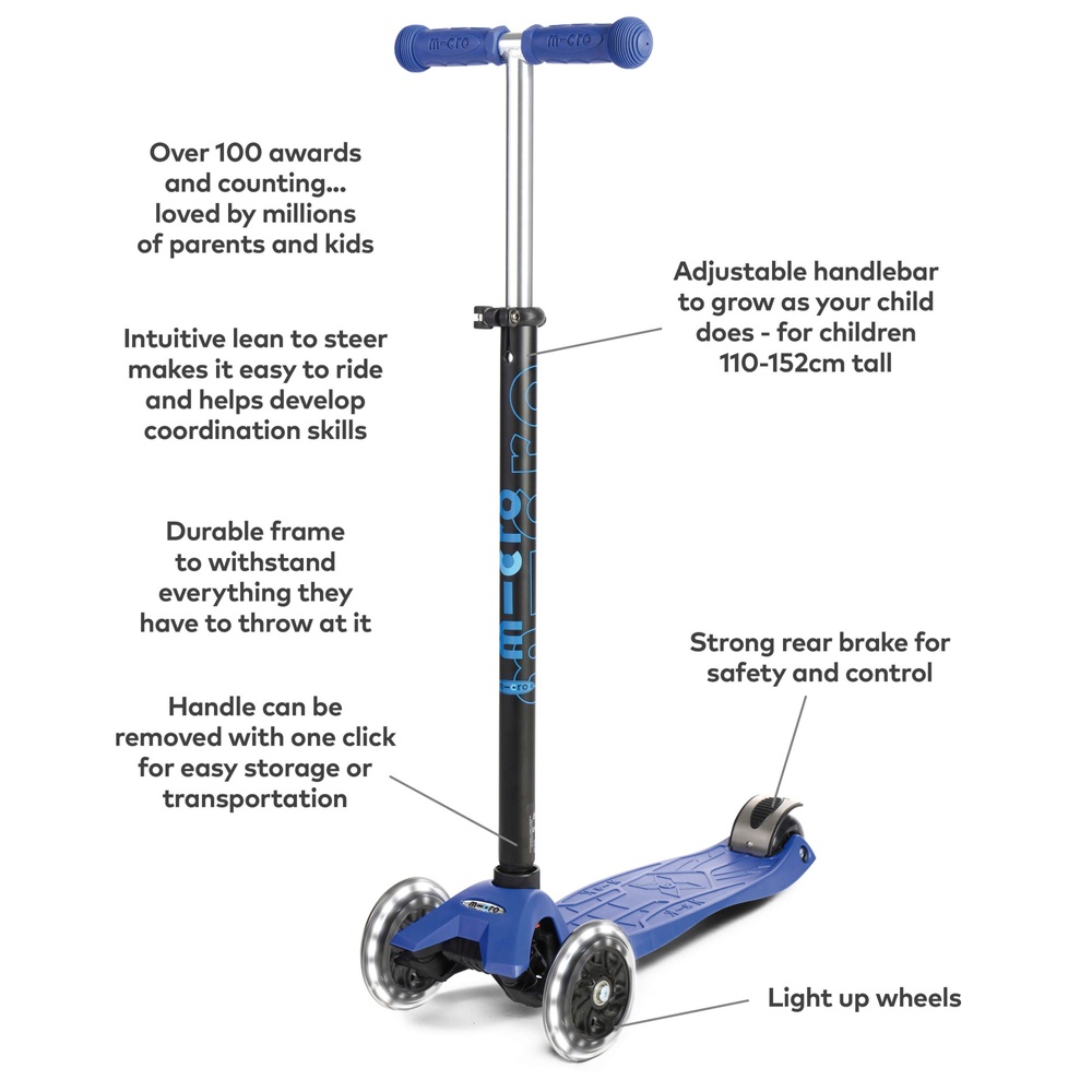 Maxi Micro Plus Scooter Blau