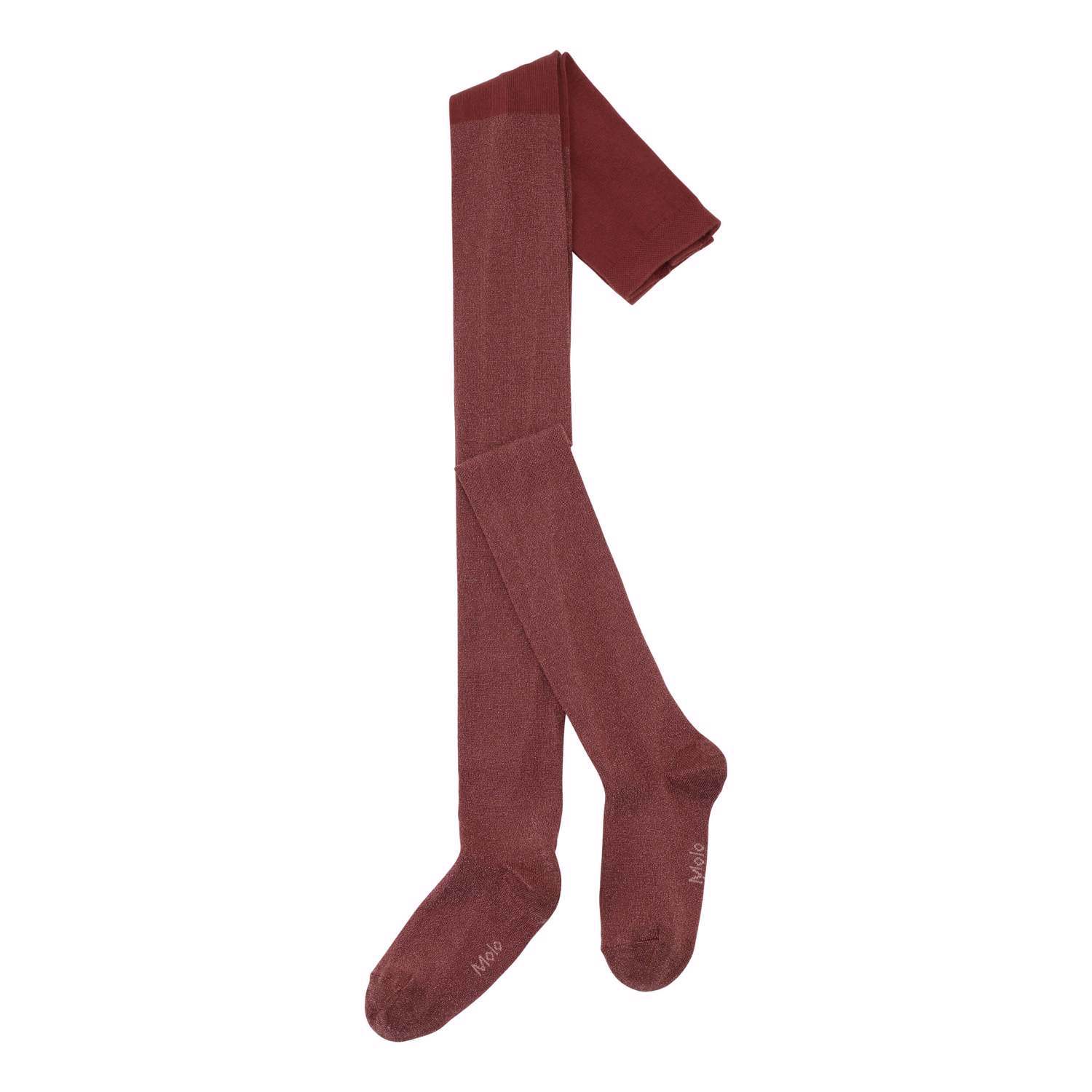 Glitter tights - Dried Chili
