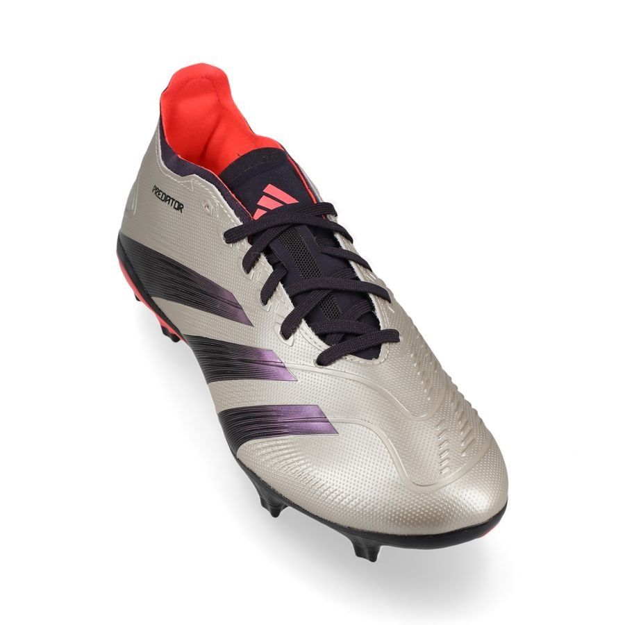 adidas Predator League FG Vivid Horizon - Argenté/Aurora Black/Turbo