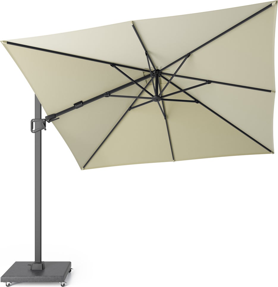Platinum zweefparasol Merida Plus crème 35+UV 300 x 300 cm