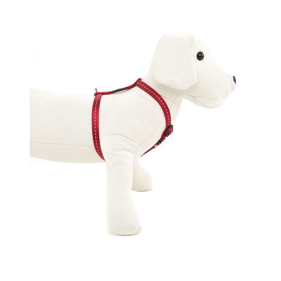 Coleira refletora utilitária vermelha Rogz para cães