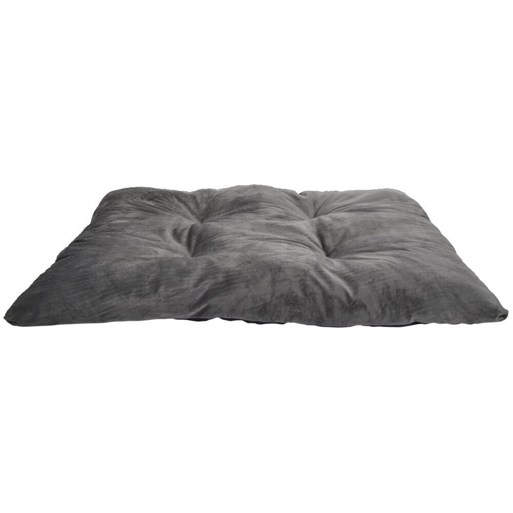 Couchage pour animal housse amovible polyester gris 100x78x8cm