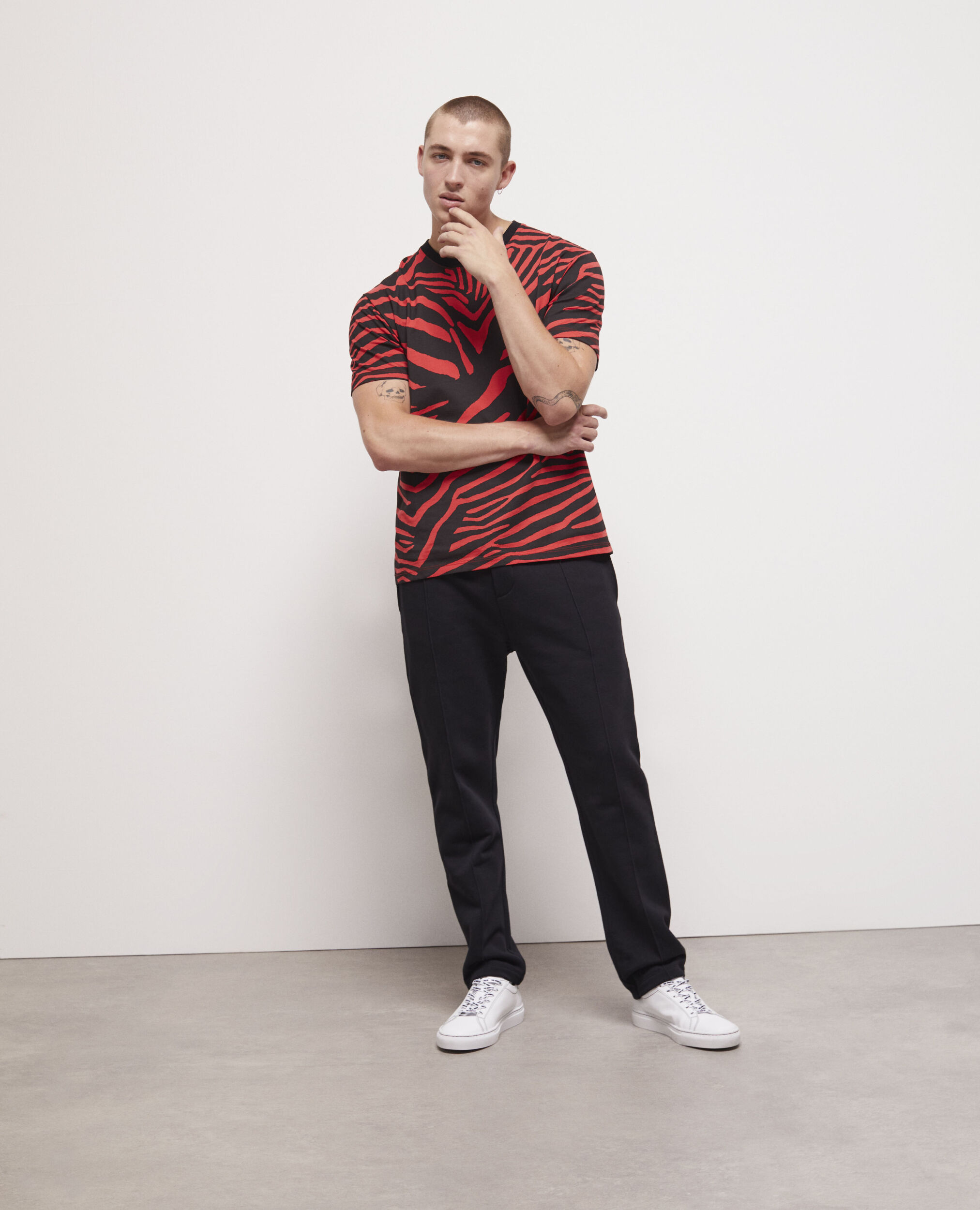 T-shirt imprimé rouge