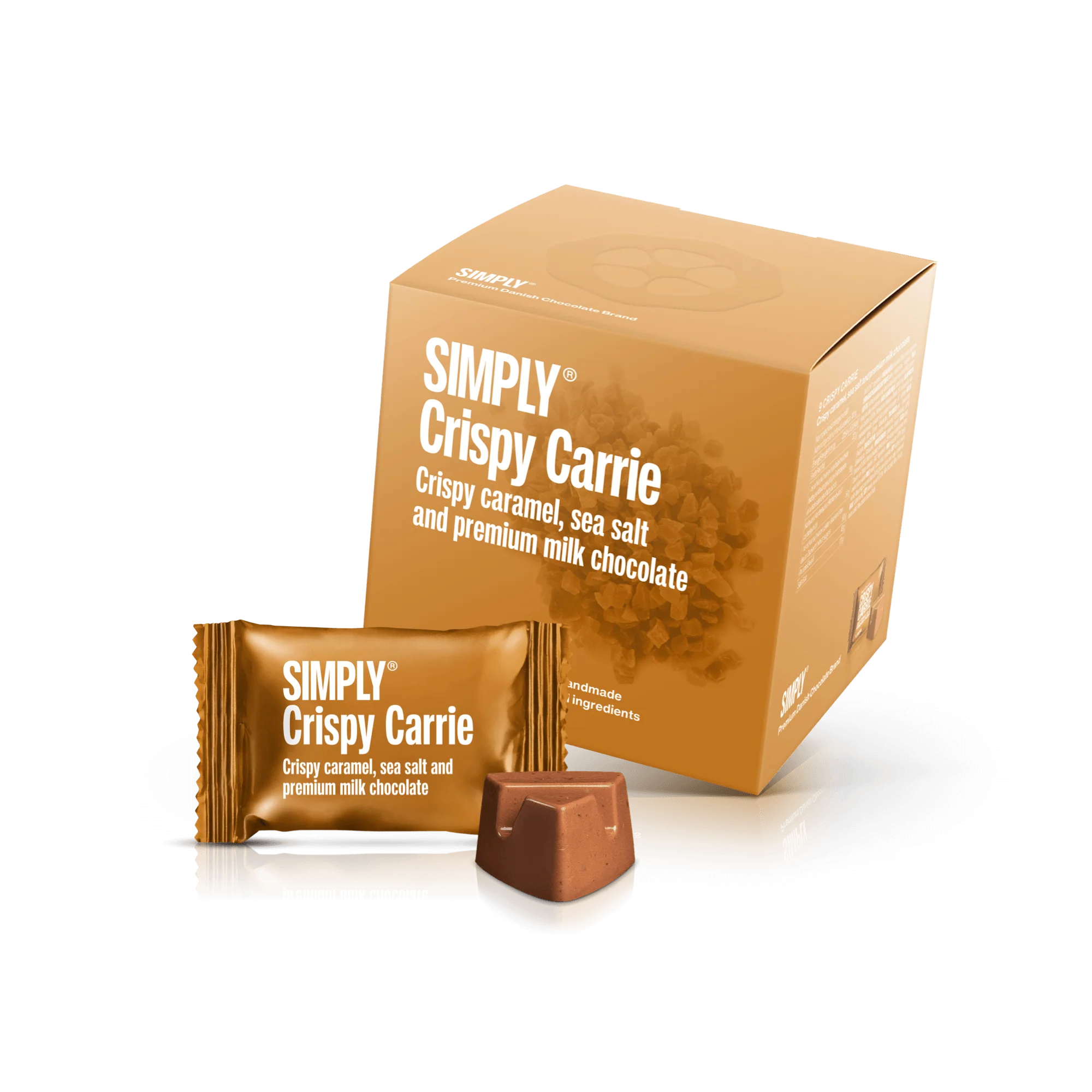 SIMPLY  Crispy Carrie Cube - gylden