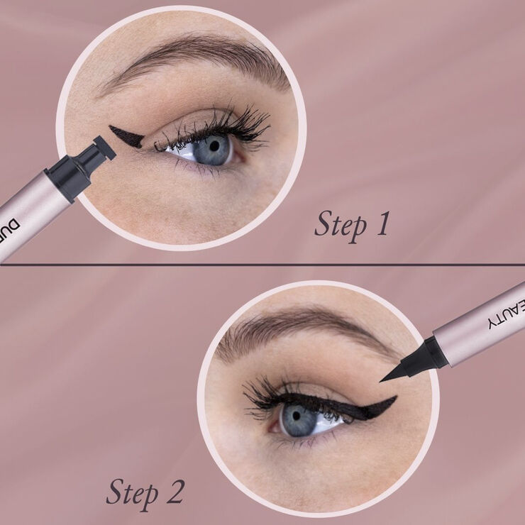 DUFFBEAUTY Master Stamp & Stroke Eyeliner Dark Chocolate - Lite 8mm