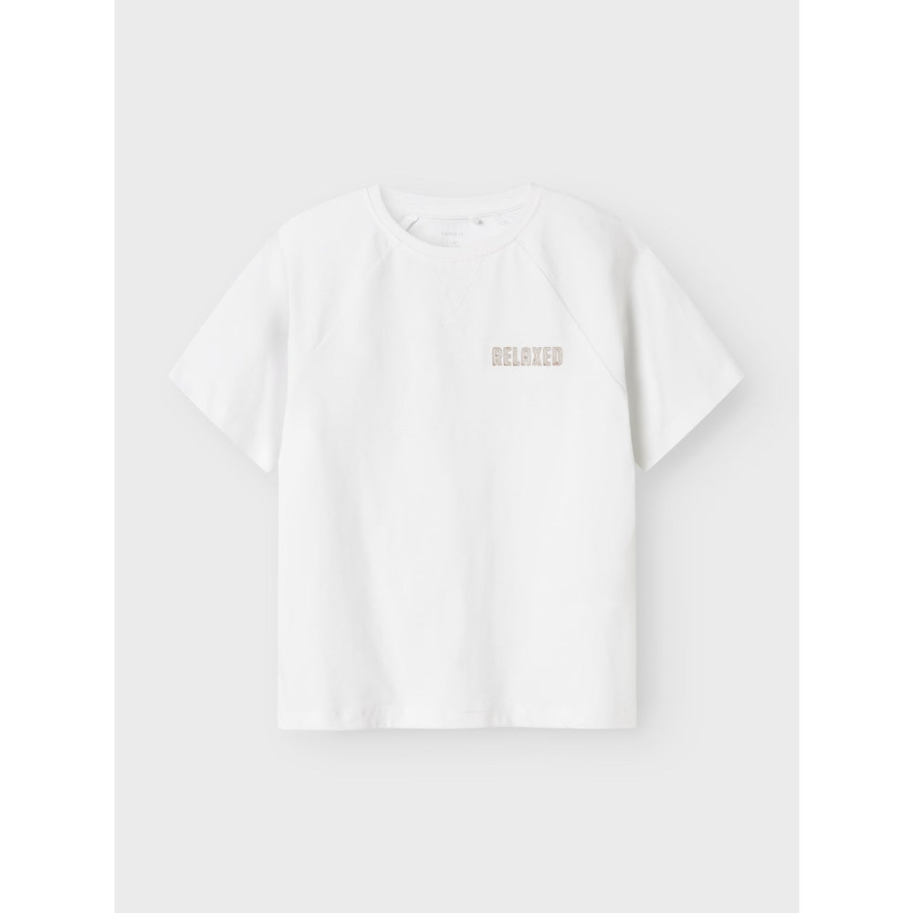 Køb Name It Bright White Nkmrob Nreg Ss Top