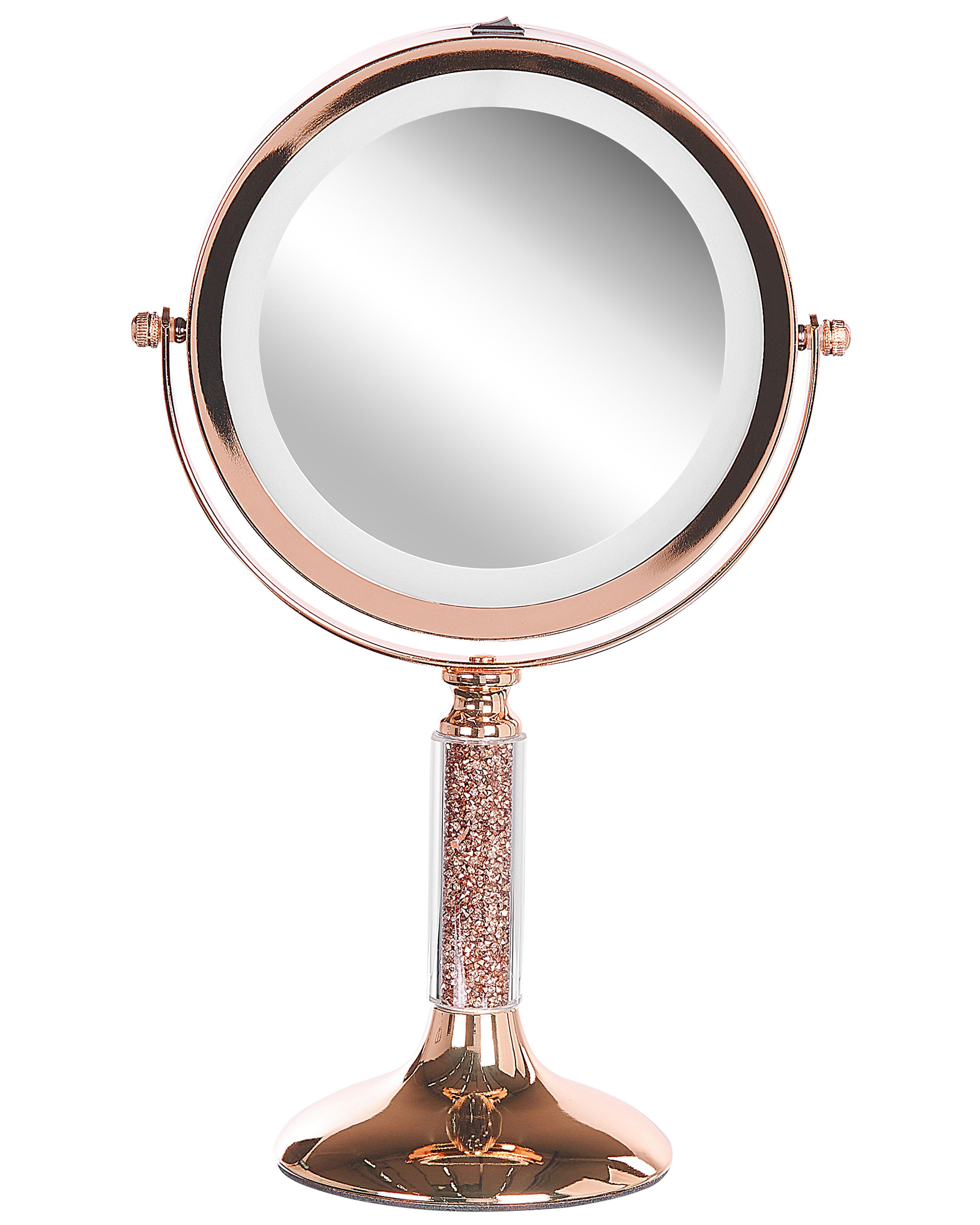 Make-up spiegel LED BAIXAS Roségoud
