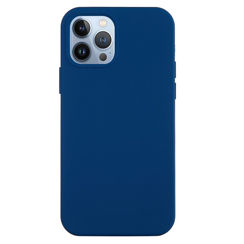 iPhone 15 Pro Silikon Case Hülle - Blau