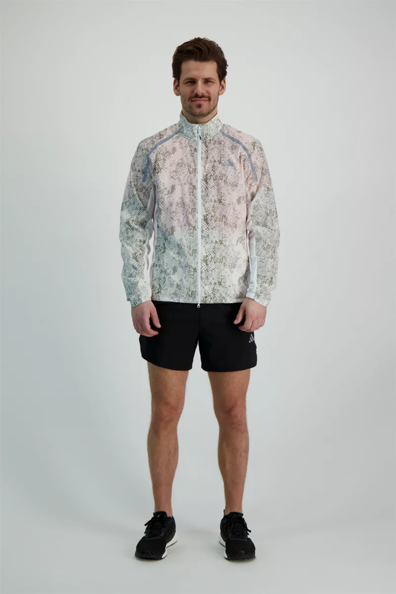 adidas Performance Allover Print Marathon Herren Laufjacke