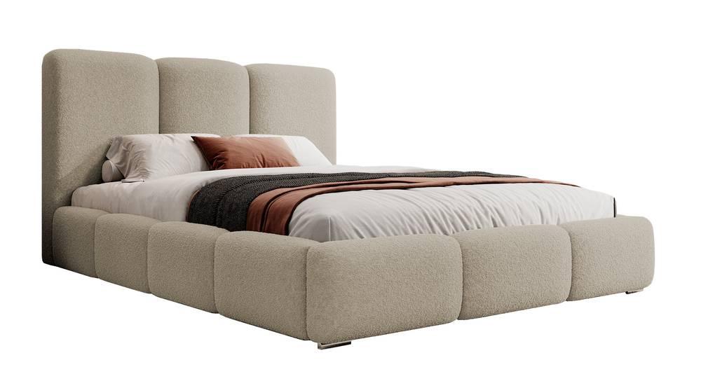 NADUVI Collection Bedframe Briar bouclé met opbergvak 180x200