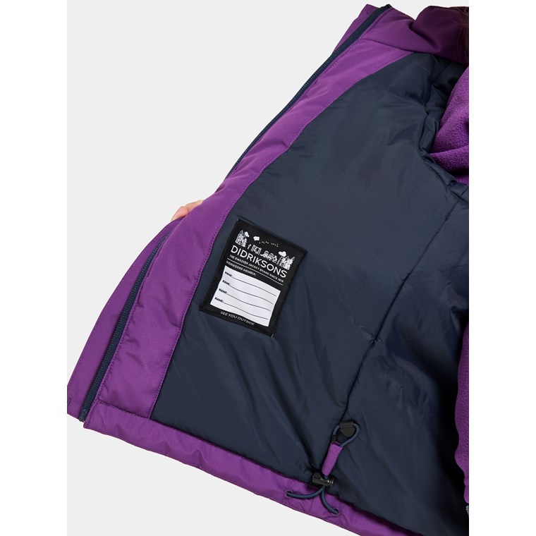 Didriksons Talvi Kids Jkt Royal Purple