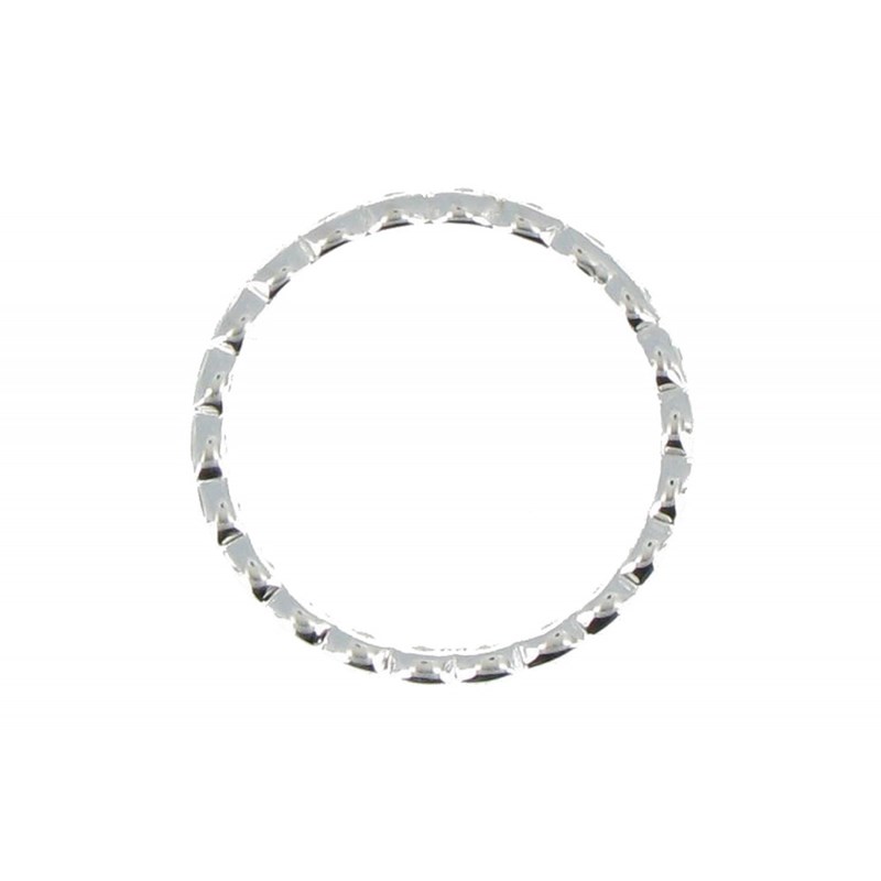 Bague Argent Ronds Ajourés
