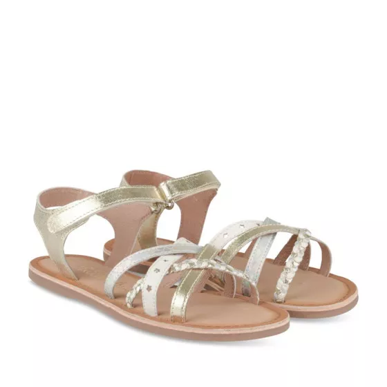 Sandales METALLISE LOVELY SKULL CUIR