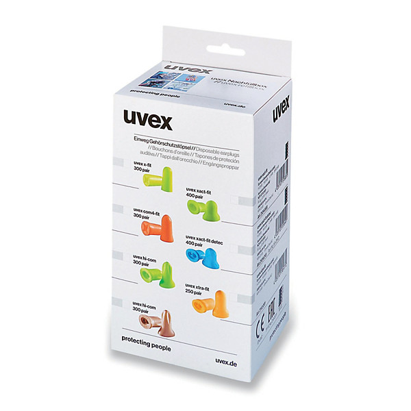 250 paires de bouchons d'oreilles Uvex, SNR36