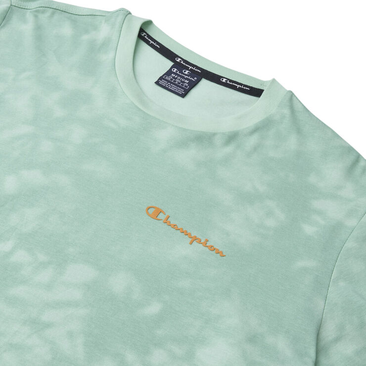 Champion Tie-Dye Small Script Logo T-shirt Blå