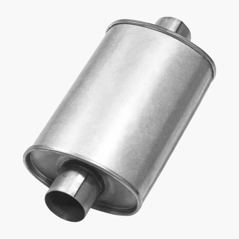 Lyddemper, aluminisert stål, 64 mm